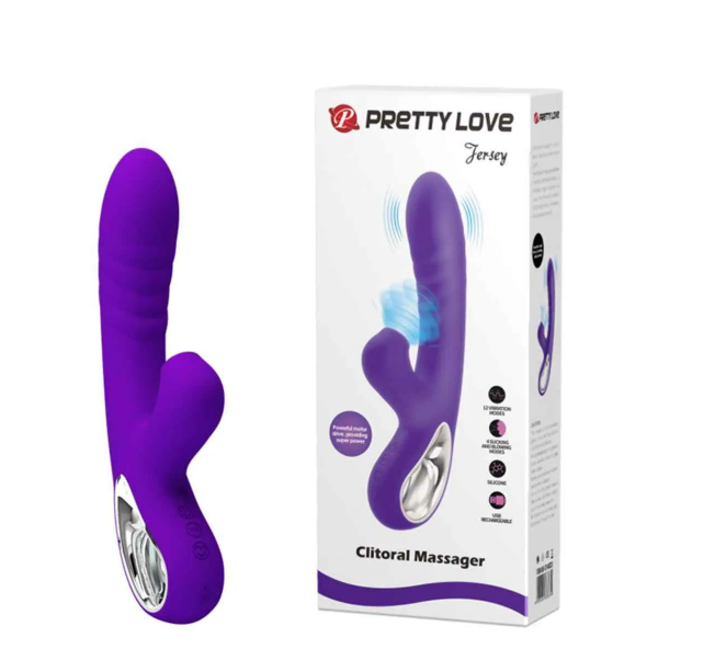 Vibrador que penetra e suga 